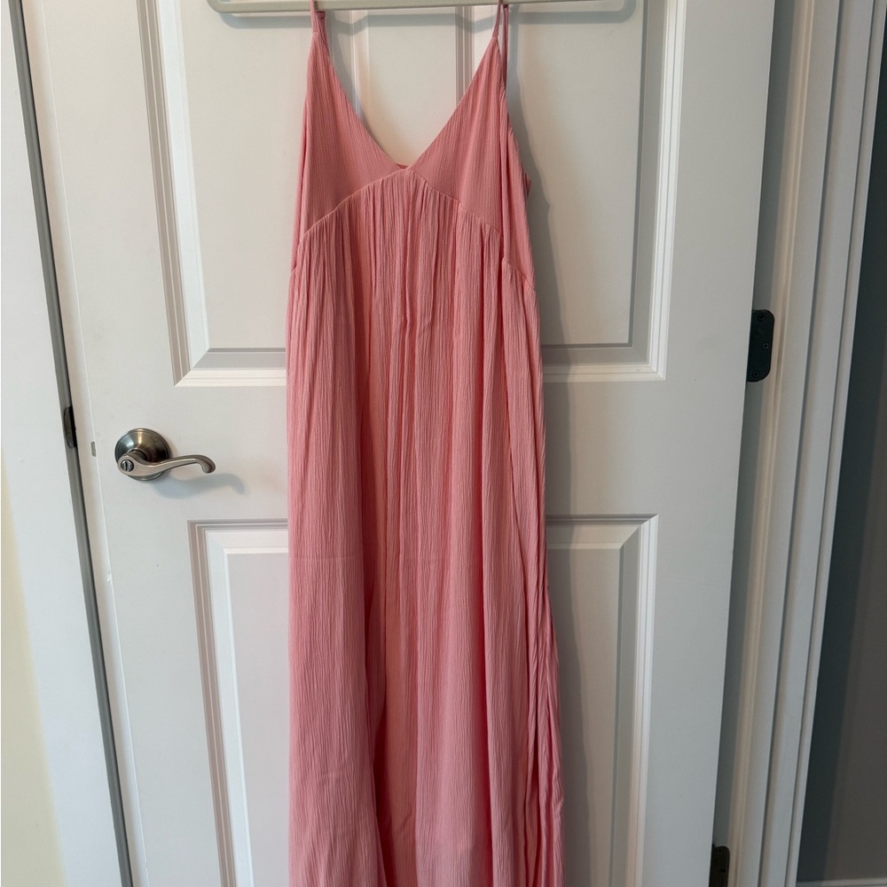 Light pink maxi dress